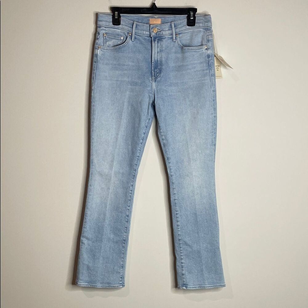 MOTHER Women’s Lil’ Insider Sneak Jeans in Lost Art Size 31 NWT
